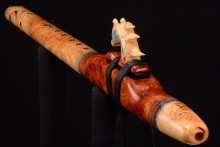 Amboyna Burl Native American Flute, Minor, Mid G-4, #G3E
